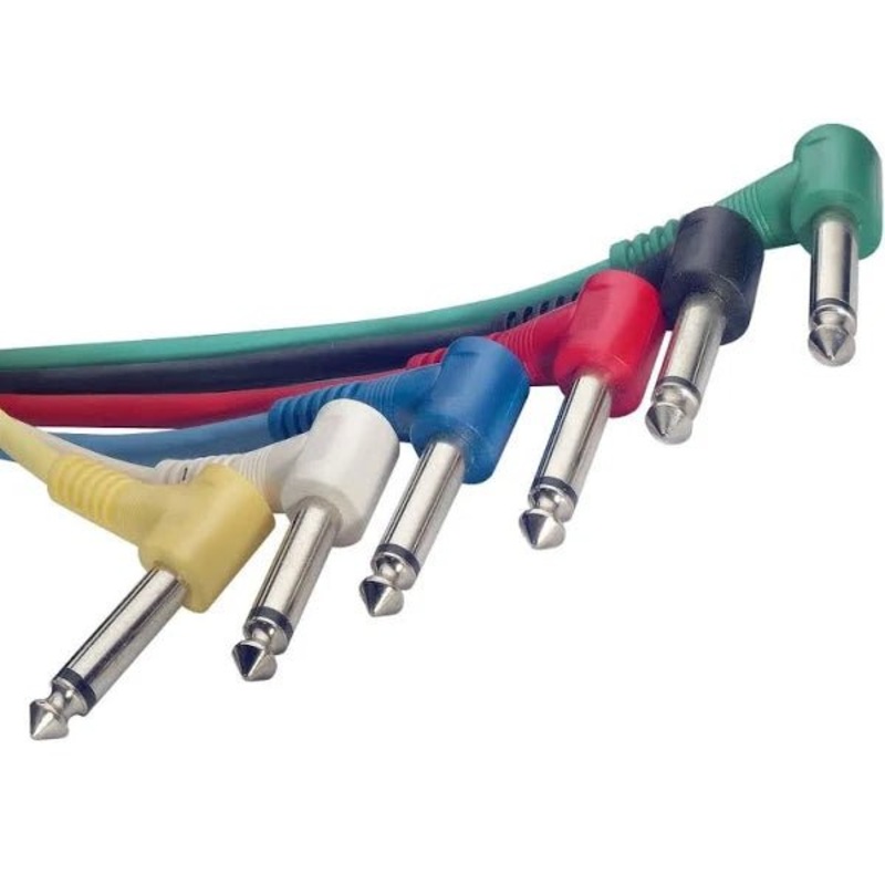 stagg-6-patch-cable-set-15cm-spc015l-e Stagg 6 Patch Cable Set 15cm - SPC015L E