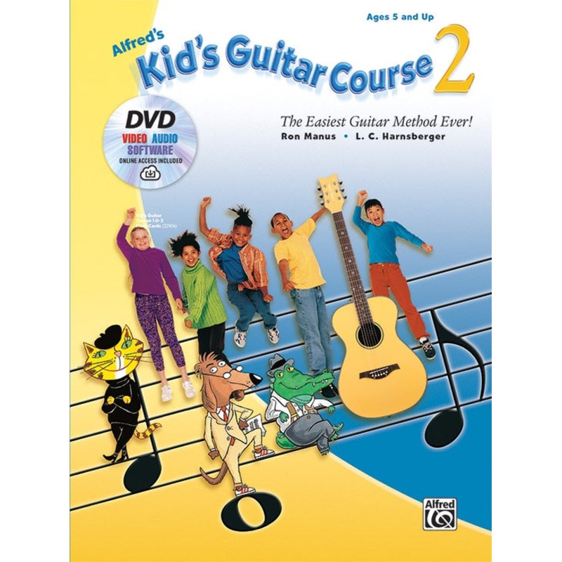 alfred-music-alfred-s-kid-s-guitar-course-2-dvd-included-the-easiest-guitar-method-ever Alfred Music Alfred's Kid's Guitar Course 2 (DVD Included) - The Easiest Guitar Method Ever!