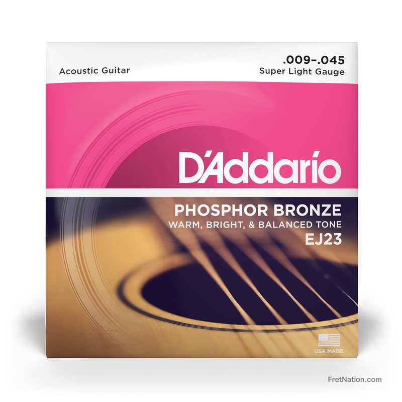 d-addario-phosphor-bronze-acoustic-guitar-strings-6-string-09-45-super-light-ej23 D'Addario Phosphor Bronze Acoustic Guitar Strings - 6-String 09-45 Super Light EJ23
