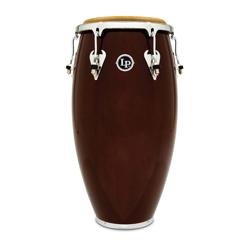 lp-matador-m752s-w-wood-11-3-4-conga-dark-brown-chrome LP Matador M752S-W Wood 11 3/4" Conga (Dark Brown/Chrome)