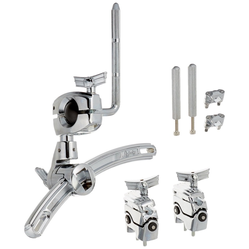 ludwig-atlas-arch-rail-consolette-mount-with-tom-arm-lac2983mt Ludwig Atlas Arch Rail Consolette Mount with Tom Arm (LAC2983MT)