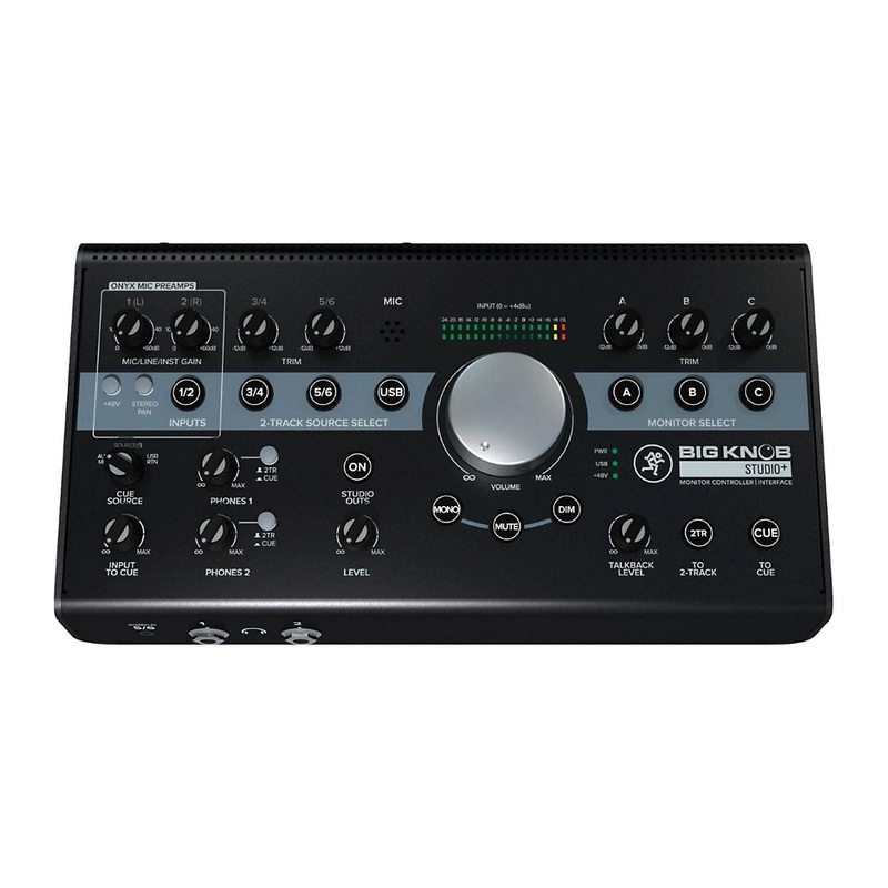 mackie-big-knob-studio-monitor-controller-interface Mackie Big Knob Studio+ Monitor Controller Interface