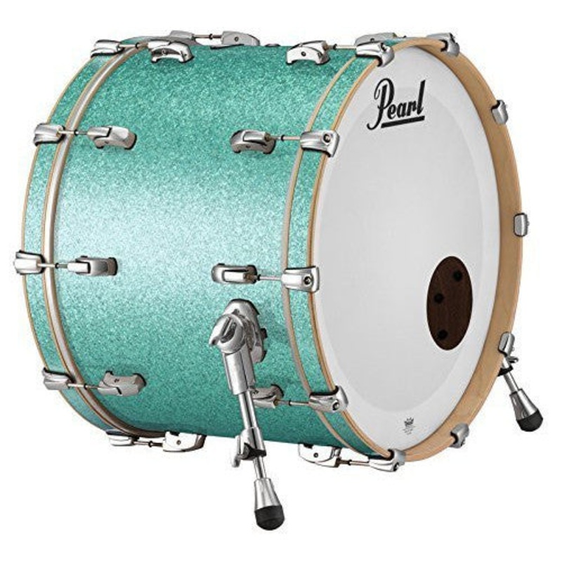 pearl-music-city-22-x20-bass-drum-w-bb3-mount-rf2220bb-c413-turquoise-glass Pearl Music City 22"x20" Bass Drum w/BB3 Mount RF2220BB/C413 TURQUOISE GLASS