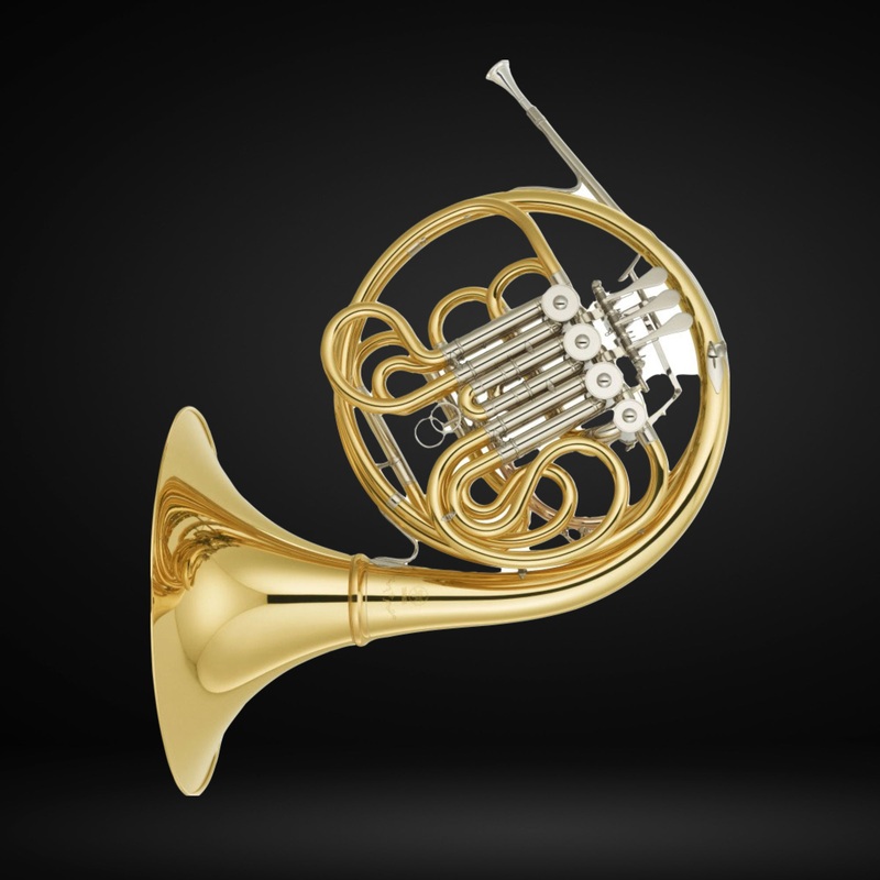 yamaha-yhr-671-professional-geyer-style-f-bb-double-french-horn-special-order Yamaha YHR-671 Professional "Geyer" Style, F/Bb Double French Horn (Special Order)