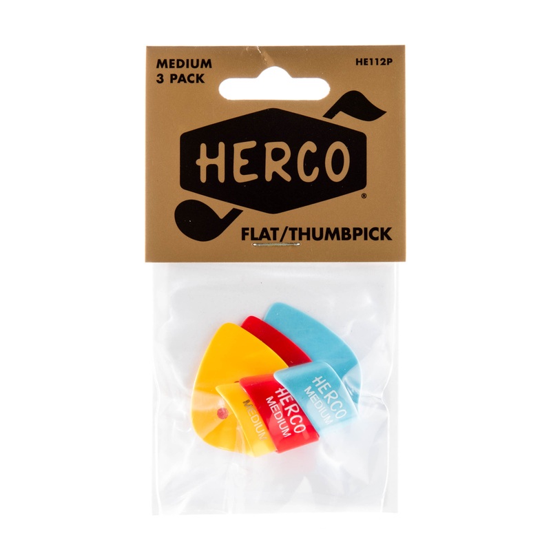 dunlop-herco-flat-guitar-thumbpick-player-s-pack-03-pack-medium-he112p DUNLOP HERCO FLAT GUITAR THUMBPICK PLAYER'S PACK 03-PACK MEDIUM - HE112P