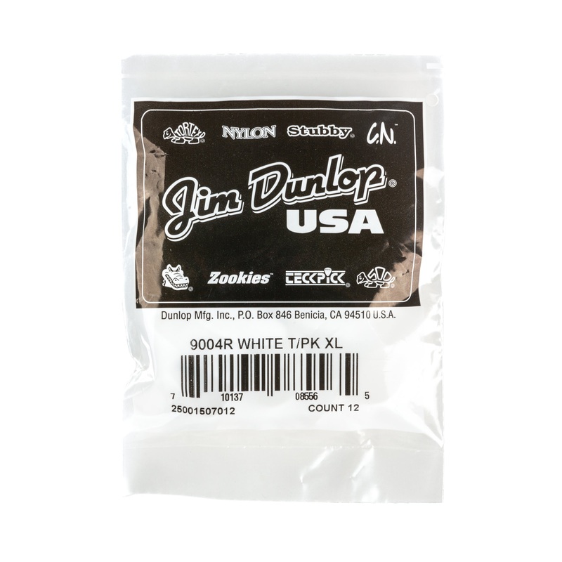 dunlop-white-thumbpicks-guitar-pick-refill-bag-extra-large-12-pack-9004r DUNLOP WHITE THUMBPICKS GUITAR PICK REFILL BAG EXTRA LARGE 12-PACK - 9004R