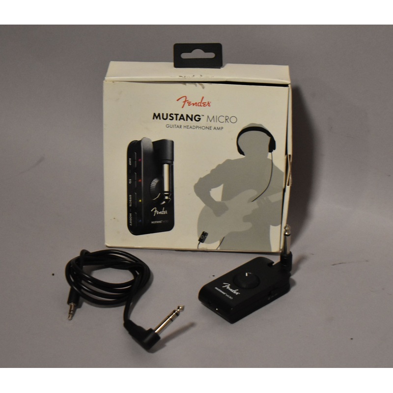 fender-mustang-micro-headphone-amplifier-w-box Fender Mustang Micro Headphone Amplifier w//Box