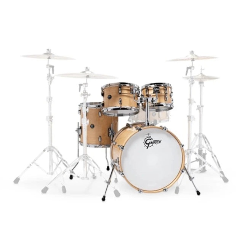 gretsch-drums-renown-rn2-e604-4-piece-shell-pack-gloss-natural Gretsch Drums Renown RN2-E604 4-Piece Shell Pack - Gloss Natural