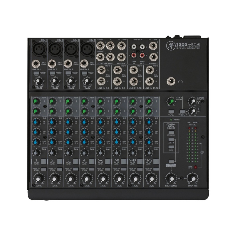 mackie-1202vlz4-12-channel-mixer Mackie 1202VLZ4 12-channel Mixer