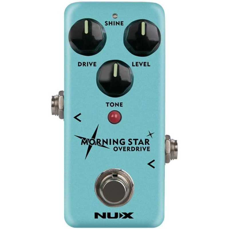 nux-morning-star-guitar-overdrive-effect-pedal-blues-break-overdrive-with-an-extra-treble-touch-option-true-bypass-or-buffer-bypass NUX Morning Star Guitar Overdrive Effect Pedal Blues-break Overdrive with an extra Treble touch option,True Bypass or Buffer Bypass