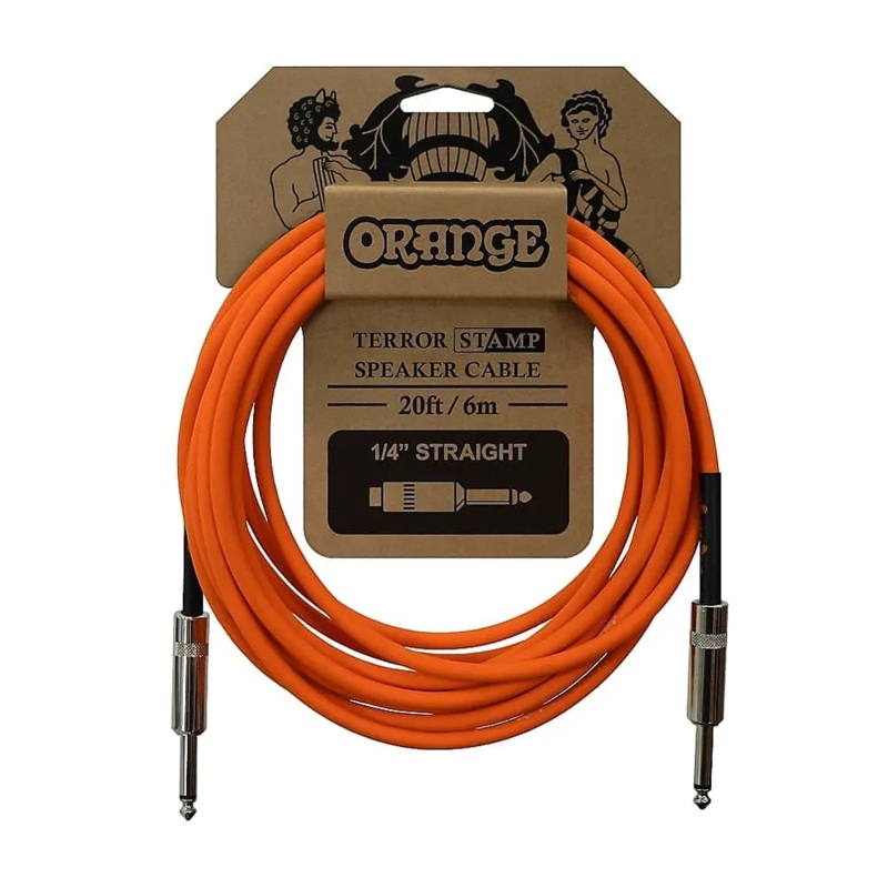 orange-terror-stamp-20-1-4-inch-1-4-inch-speaker-cable-ca041 Orange Terror Stamp 20' 1/4 inch - 1/4 Inch Speaker Cable - CA041