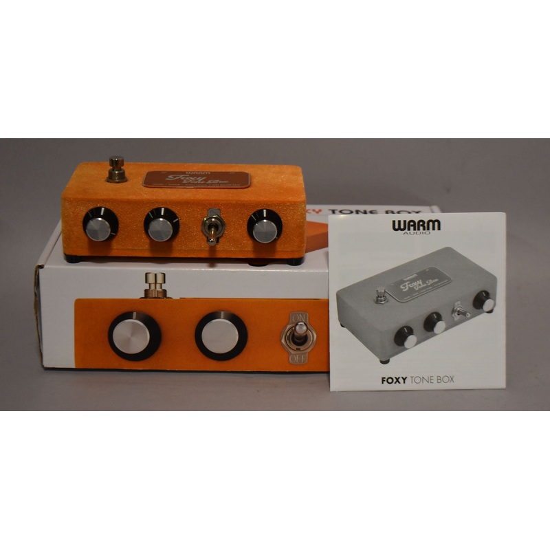 warm-audio-wa-ftb-foxy-tone-box-fuzz-pedal-orange-w-box Warm Audio WA-FTB Foxy Tone Box Fuzz Pedal Orange w/Box