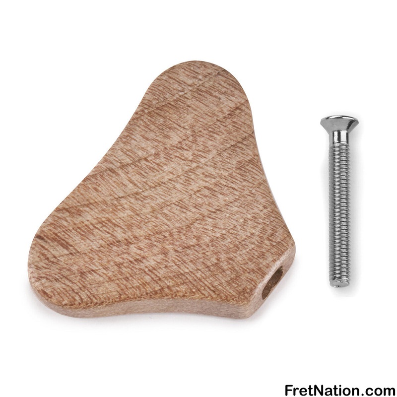 warwick-parts-wooden-peg-for-warwick-machine-heads-walnut-burl-with-chrome-screw-sp-w-30040-wb-c Warwick Parts - Wooden Peg for Warwick Machine Heads - Walnut Burl (with Chrome Screw) - SP W 30040 WB C