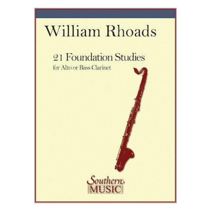 21-foundation-studies-for-alto-or-bass-clarinet-william-e-rhoads 21 Foundation Studies for Alto or Bass Clarinet William E. Rhoads