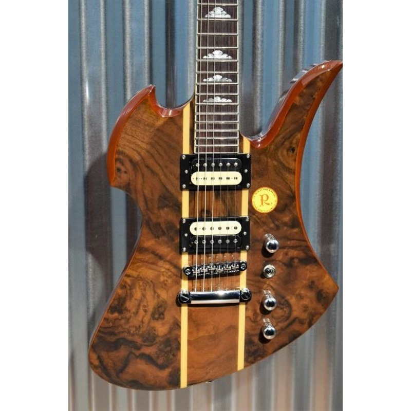 bc-rich-mk9-mockingbird-walnut-burl-top-neck-through-guitar-b-c-case-1188 BC Rich MK9 Mockingbird Walnut Burl Top Neck Through Guitar & B.C. Case #1188
