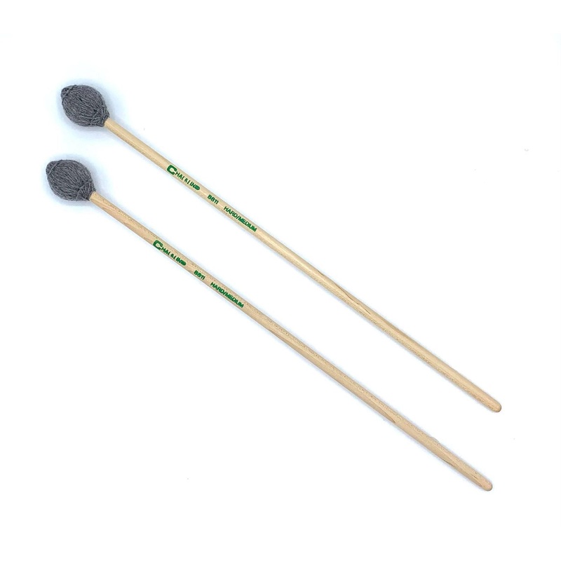 chalklin-vibraphone-hard-medium-mallets-bs11-wool-yarn-heads-with-birch-handles Chalklin Vibraphone Hard Medium Mallets BS11 - Wool Yarn Heads with Birch Handles