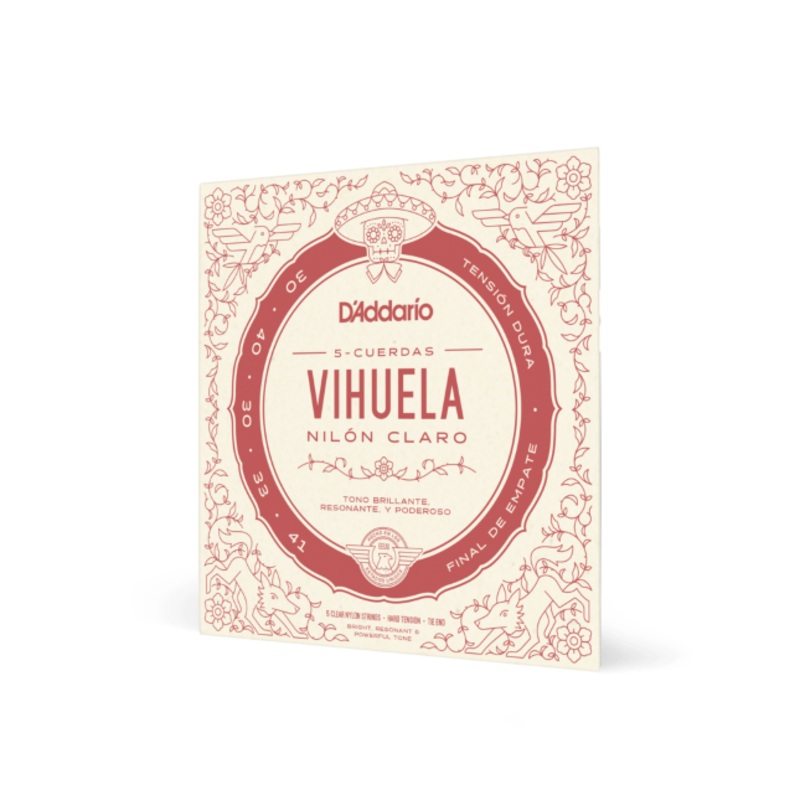 d-addario-mv10h-vihuela-hard-tension-strings D'Addario MV10H Vihuela Hard Tension Strings