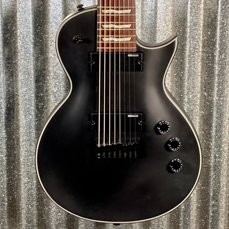 esp-ltd-ec-258-black-satin-8-string-guitar-ec258blks-1610-used ESP LTD EC-258 Black Satin 8 String Guitar EC258BLKS #1610 Used