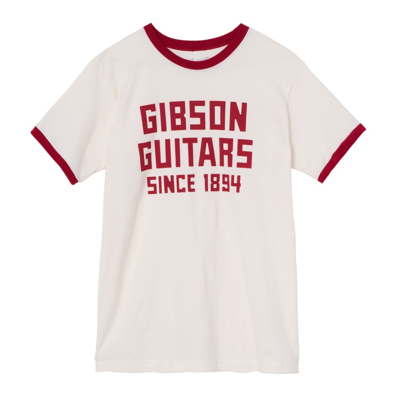 gibson-since-1894-ringer-tee-white Gibson Since 1894 Ringer Tee White