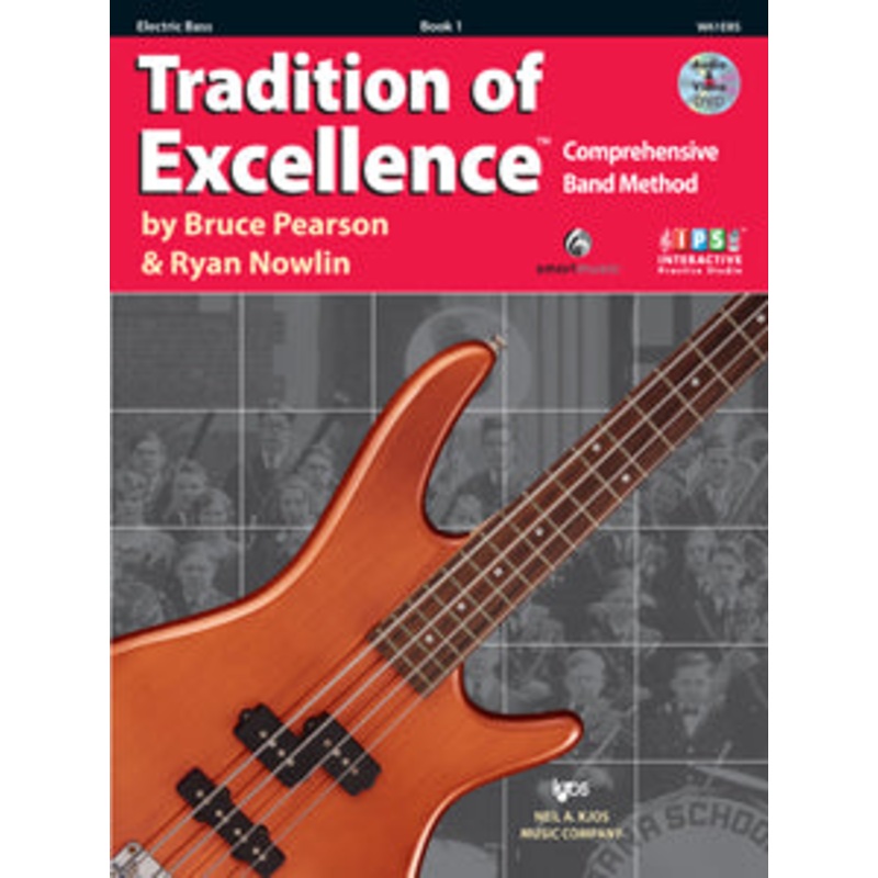 kjos-w61ebs-tradition-of-excellence-book-1-elec-bass-music-book Kjos W61EBS Tradition Of Excellence Book 1 Elec Bass Music Book