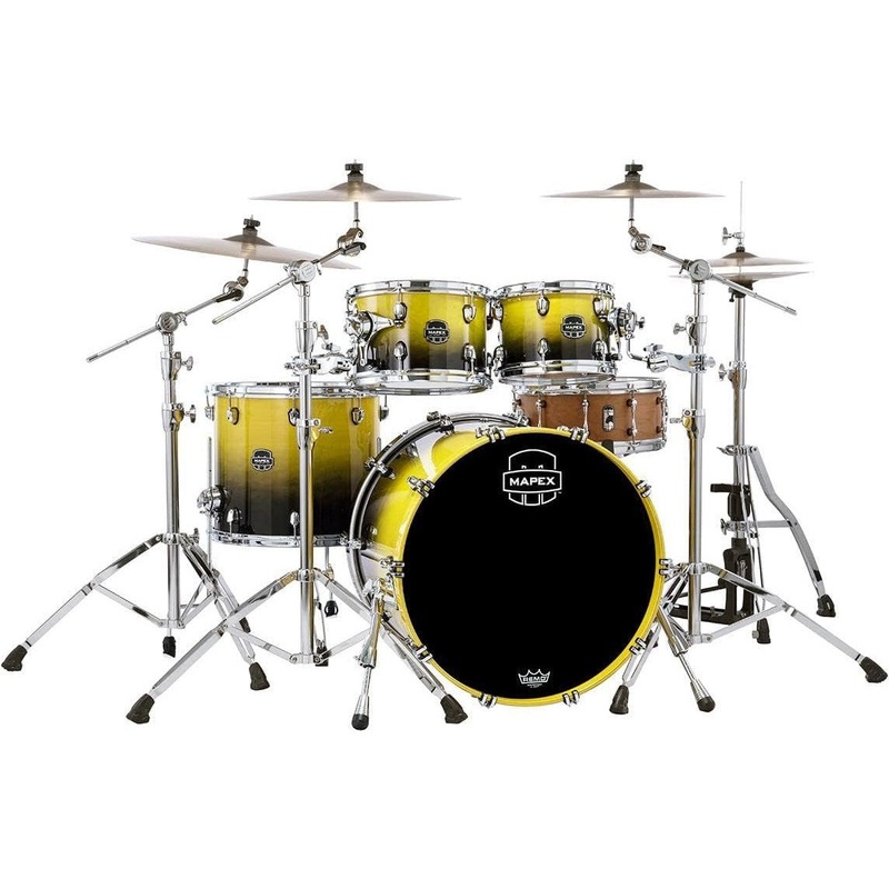 mapex-saturn-4-piece-rock-shell-pack-sulphur-fade Mapex Saturn 4-piece Rock Shell Pack - Sulphur Fade