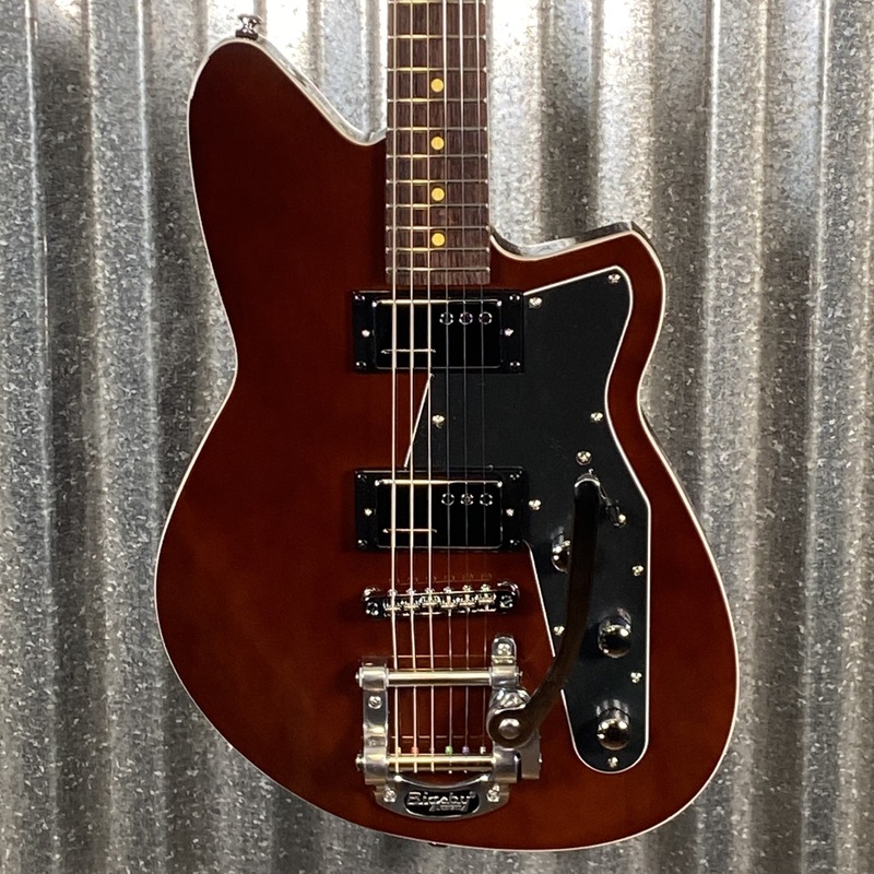 reverend-jetstream-hcb-bigsby-dark-violin-brown-railhammer-guitar-used Reverend Jetstream HCB Bigsby Dark Violin Brown Railhammer Guitar Used