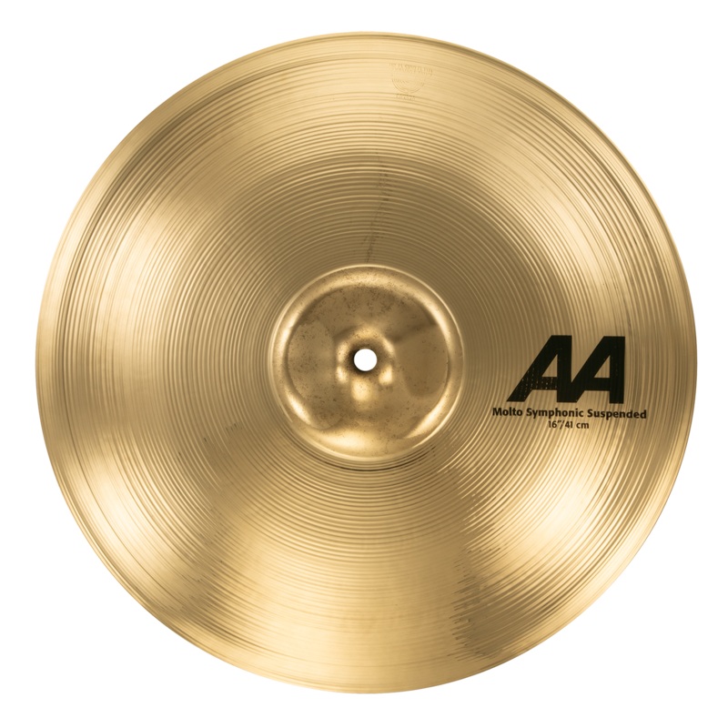 sabian-16-aa-molto-symphonic-suspended-brilliant-cymbal-perfect-for-orchestral-and-band-performances-21689b Sabian - 16" AA Molto Symphonic Suspended Brilliant Cymbal Perfect for Orchestral and Band Performances" - 21689B
