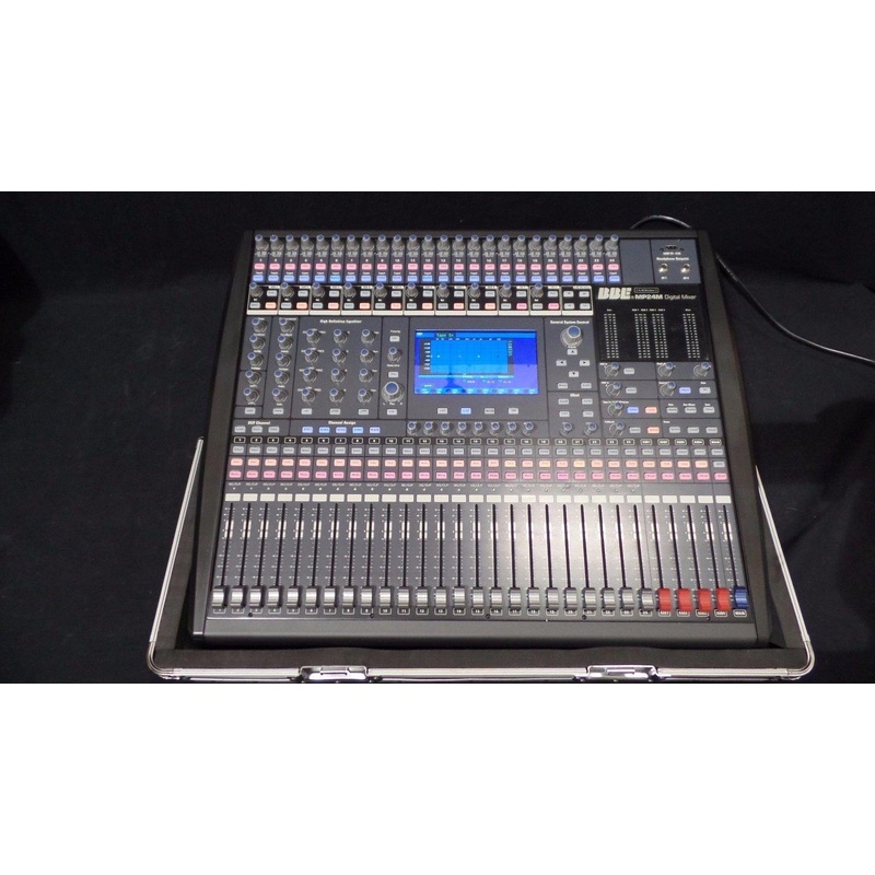 bbe-mp24m-24-channel-digital-mixer-with-usb-aes-ebu-card-and-direct-i-o-case BBE MP24M 24 Channel Digital Mixer with USB, AES/EBU Card and DIrect I/O & Case