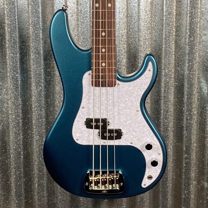 g-l-usa-bto-sb-1-4-string-bass-emerald-blue-frost-bag-0083 G&L USA BTO SB-1 4 String Bass Emerald Blue Frost & Bag #0083