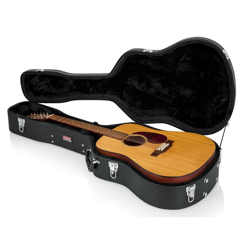 gator-acoustic-dreadnought-12-string-guitar-wood-case-gwedread12 Gator Acoustic Dreadnought & 12 String Guitar Wood Case GWEDREAD12