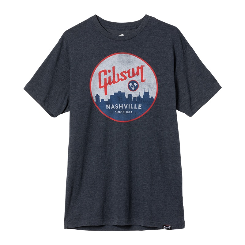 gibson-nashville-men-s-tee-blue Gibson Nashville Men's Tee Blue