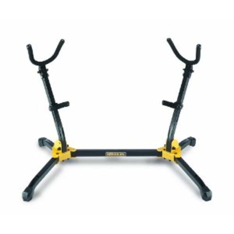 hercules-ds537b-alto-tenor-double-saxophone-instrument-stand Hercules DS537B Alto & Tenor Double Saxophone Instrument Stand