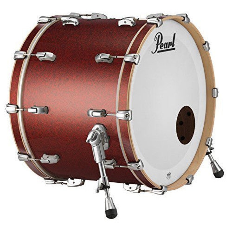 pearl-music-city-custom-24-x14-bass-drum-w-o-mount-rf2414bx-c407-red-glass Pearl Music City Custom 24"x14" Bass Drum w/o Mount RF2414BX/C407 RED GLASS