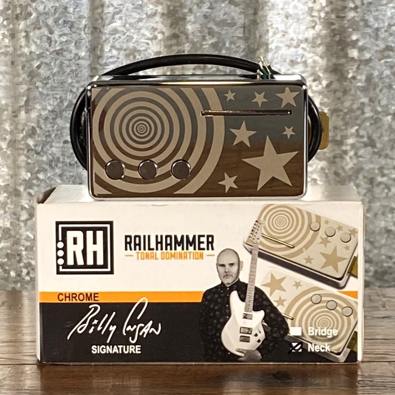 railhammer-billy-corgan-z-one-neck-chrome-humcutter-guitar-pickup Railhammer Billy Corgan Z-One Neck Chrome Humcutter Guitar Pickup