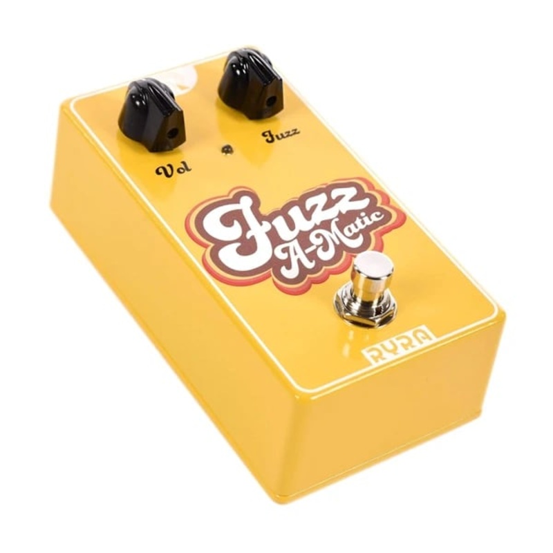 ryra-fuzz-a-matic-fuzz-pedal-yellow RYRA Fuzz A-Matic Fuzz Pedal - Yellow