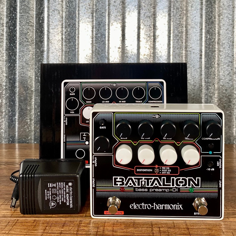 electro-harmonix-exh-battalion-bass-preamp-eq-noise-gate-di-distortion-effect-pedal-demo Electro-Harmonix EXH Battalion Bass Preamp EQ Noise Gate DI & Distortion Effect Pedal Demo