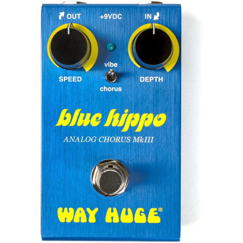 wayhuge-wm61-smalls-blue-hippo-chorus-vibe-guitar-effects-pedal WayHuge WM61 Smalls Blue Hippo Chorus/vibe Guitar Effects Pedal