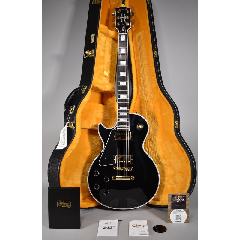 2025-gibson-custom-les-paul-custom-lefty-left-handed-gloss-ebony-w-ohsc 2025 Gibson Custom Les Paul Custom Lefty Left-Handed | Gloss Ebony w/OHSC