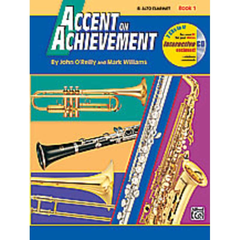 alfred-s-17085-accent-on-achievement-eb-alto-clar-1-music-book Alfred's 17085 Accent on Achievement Eb Alto Clar #1 Music Book