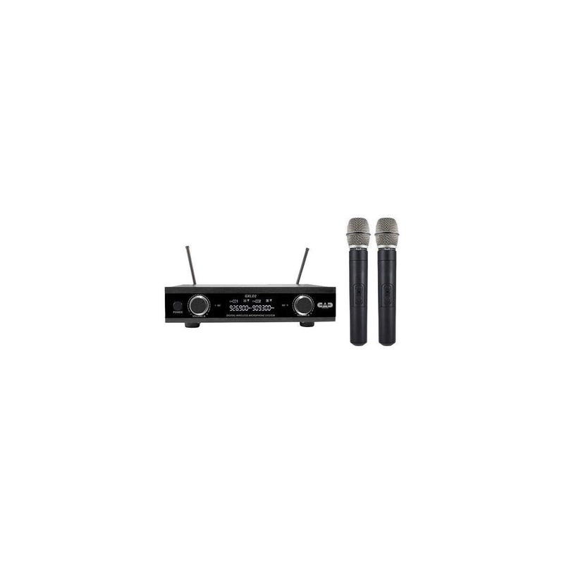 cad-audio-dual-channel-dual-handset-wireless-microphone-system-ai-frequency-gxld2-hhai-u CAD Audio Dual Channel Dual Handset Wireless Microphone System, AI Frequency (GXLD2-HHAI-U)