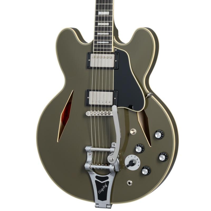 epiphone-shinichi-ubukata-es-355-custom-olive-drab Epiphone Shinichi Ubukata ES-355 Custom, Olive Drab