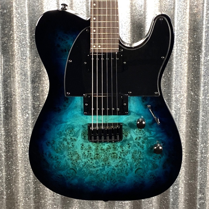 esp-ltd-te-200dx-transparent-blue-burst-electric-guitar-lte200dxblb-1423 ESP LTD TE-200DX Transparent Blue Burst Electric Guitar LTE200DXBLB #1423