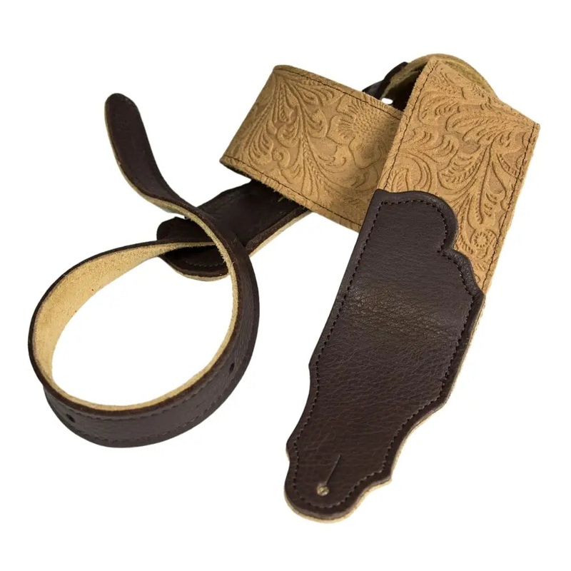 franklin-original-suede-leather-premium-guitar-strap-honey-w-chocolate-ends-fsse-h-ch Franklin Original Suede Leather Premium Guitar Strap Honey w Chocolate Ends FSSE-H-CH