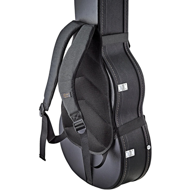 ortega-guitars-hardshell-case-deluxe-backpack-straps-w-ergonomic-back-cushion-carry-your-hardcase-like-a-gig-bag-black-obps-dlx Ortega Guitars Hardshell Case Deluxe Backpack Straps w/Ergonomic Back Cushion-Carry Your Hardcase Like a Gig Bag-Black (OBPS-DLX)