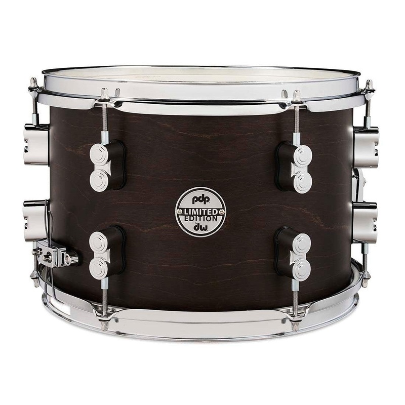 pdp-8x12-ltd-dry-maple-snare-drum-dark-walnut-satin-pdsn0812dmdw PDP 8x12 Ltd Dry Maple Snare Drum Dark Walnut Satin (PDSN0812DMDW)