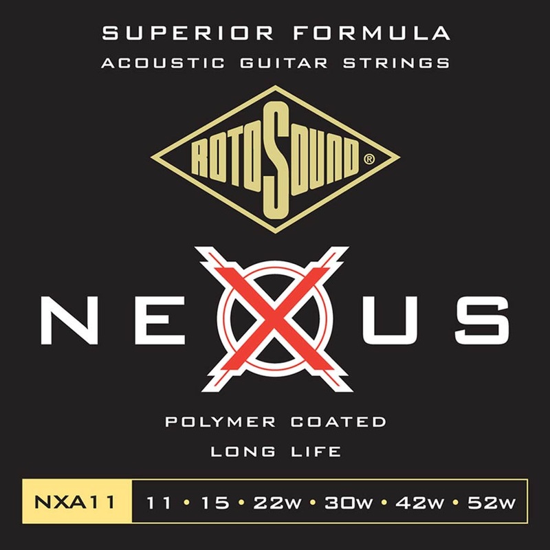 rotosound-nexus-coated-phosphor-bronze-acoustic-guitar-strings-11-52 Rotosound NEXUS Coated Phosphor Bronze Acoustic Guitar Strings, 11-52