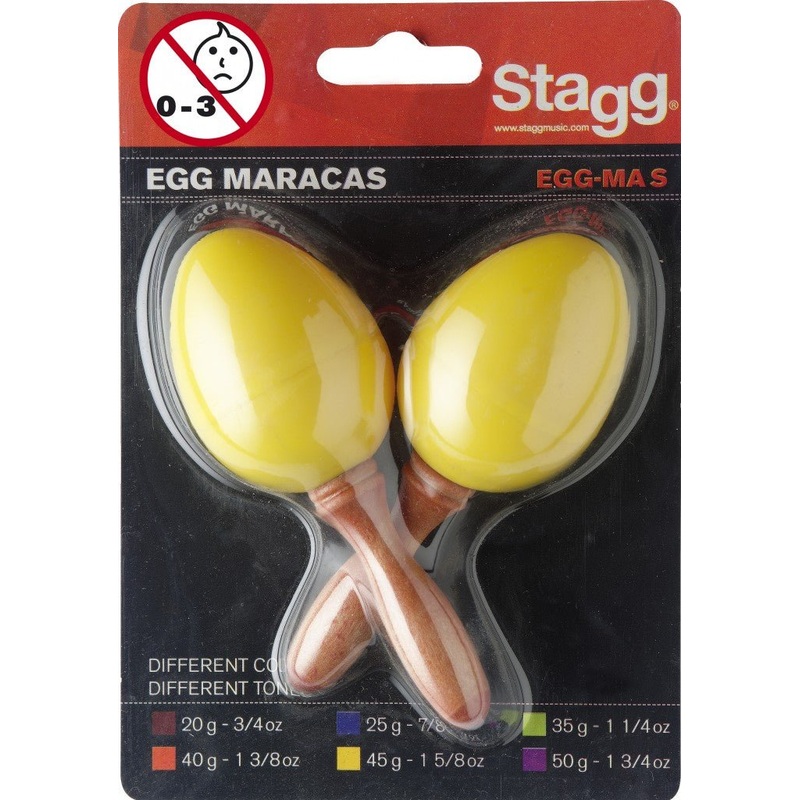 stagg-egg-maracas-yellow Stagg Egg Maracas - Yellow