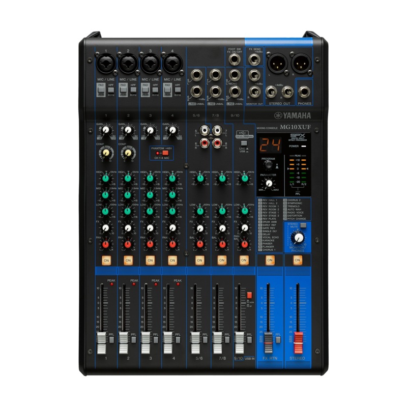 yamaha-10-channel-mixer-mg10xuf-analog-mixer-w-effect-usb-interface Yamaha 10-Channel Mixer MG10XUF Analog Mixer W/ Effect & USB Interface