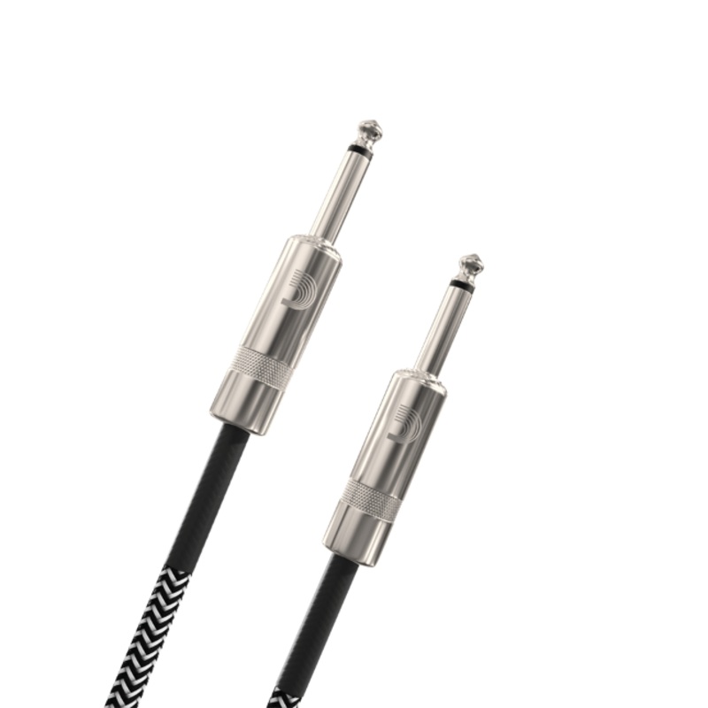 d-addario-custom-series-braided-instrument-cable-20-grey-pw-bg-20bg D'Addario Custom Series Braided Instrument Cable 20' Grey - PW-BG-20BG