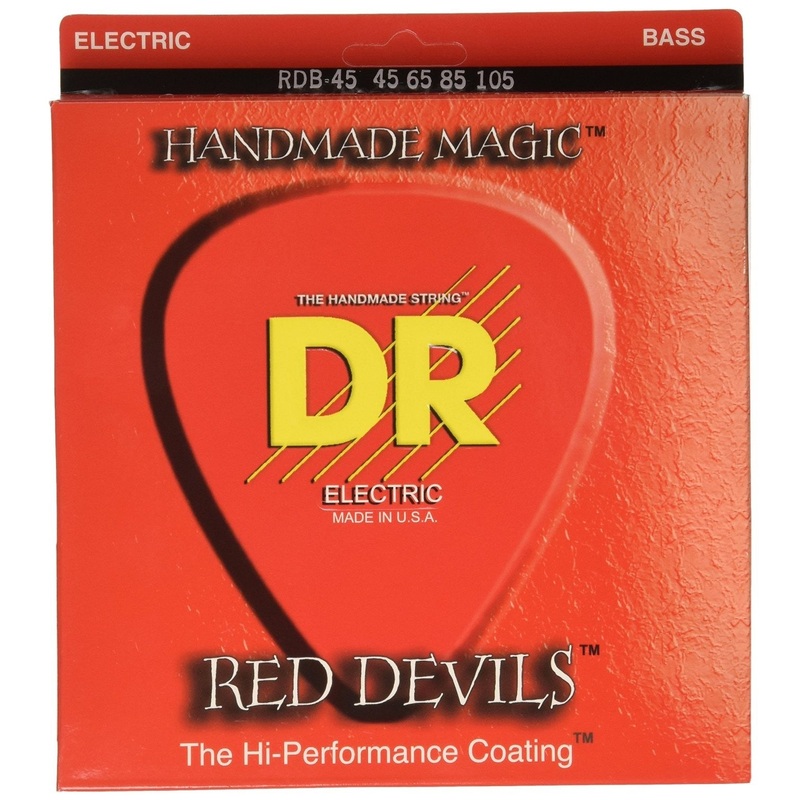 dr-strings-rdb-45-red-devils-4-string-bass-medium-45-105-long-scale-1-pack DR Strings - RDB-45 - Red Devils - 4-String Bass - Medium 45-105 - Long Scale (1 Pack)